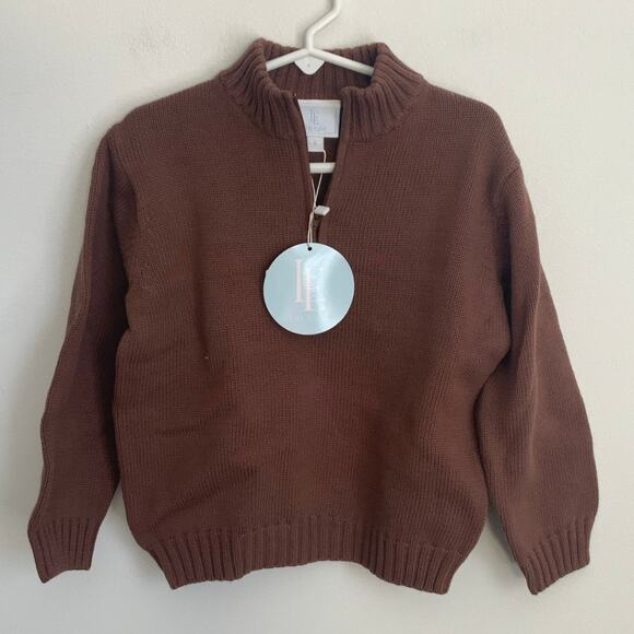 Little English Quarter Zip Sweater size 6‎ NWT